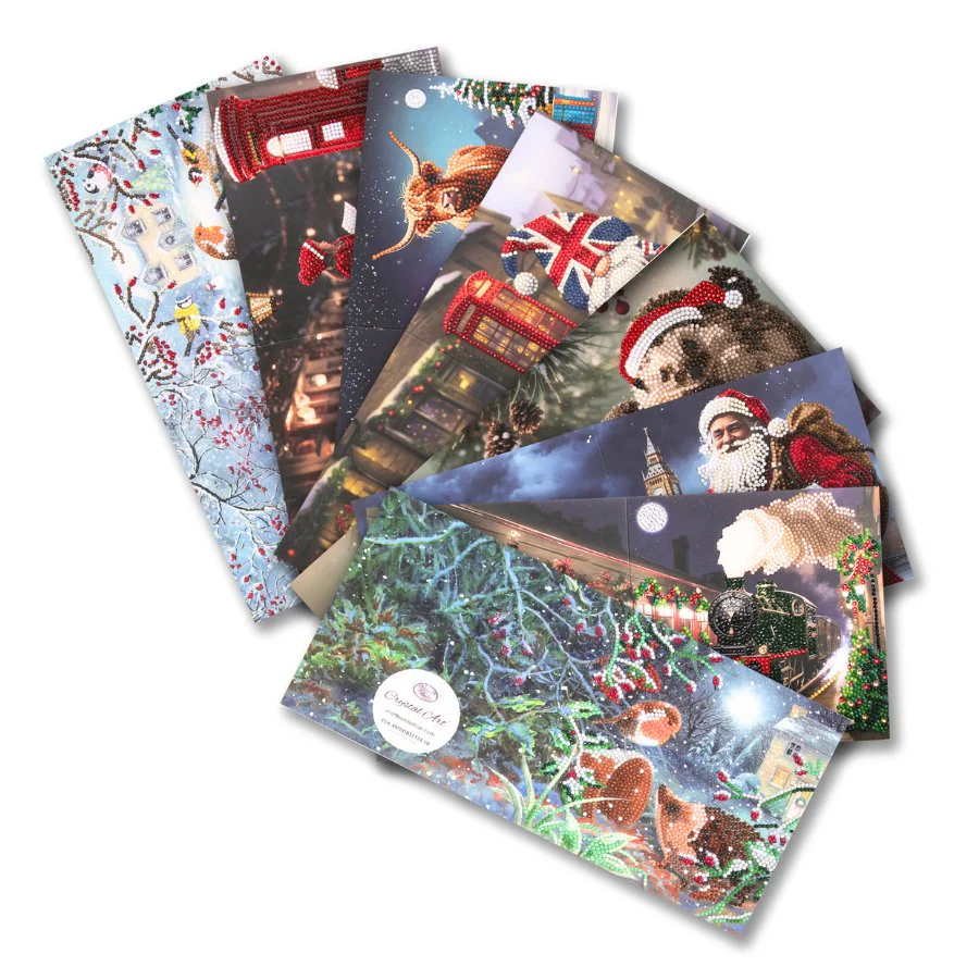 2024 Limited Edition "Festive Best of British" Set of 8 Cards - Image 2