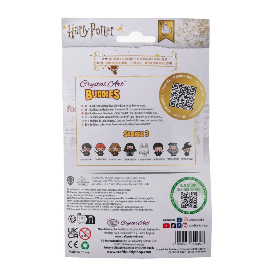 "Albus Dumbledore" Crystal Art Buddies Harry Potter Series 3 - Image 6