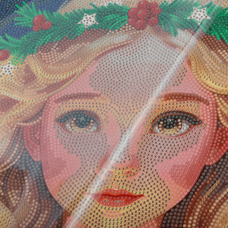 Angel Face Crystal Art Canvas Kit 40x50cm - Image 3