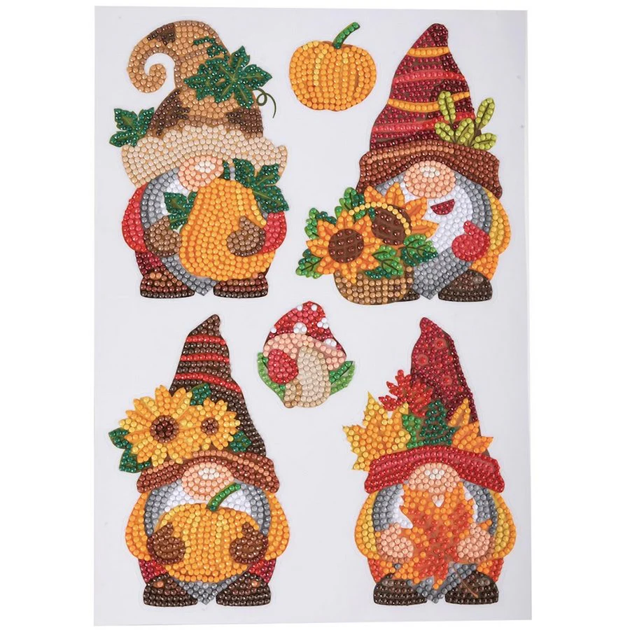 Autumn Crystal Art Sticker Set x 26 - Image 8