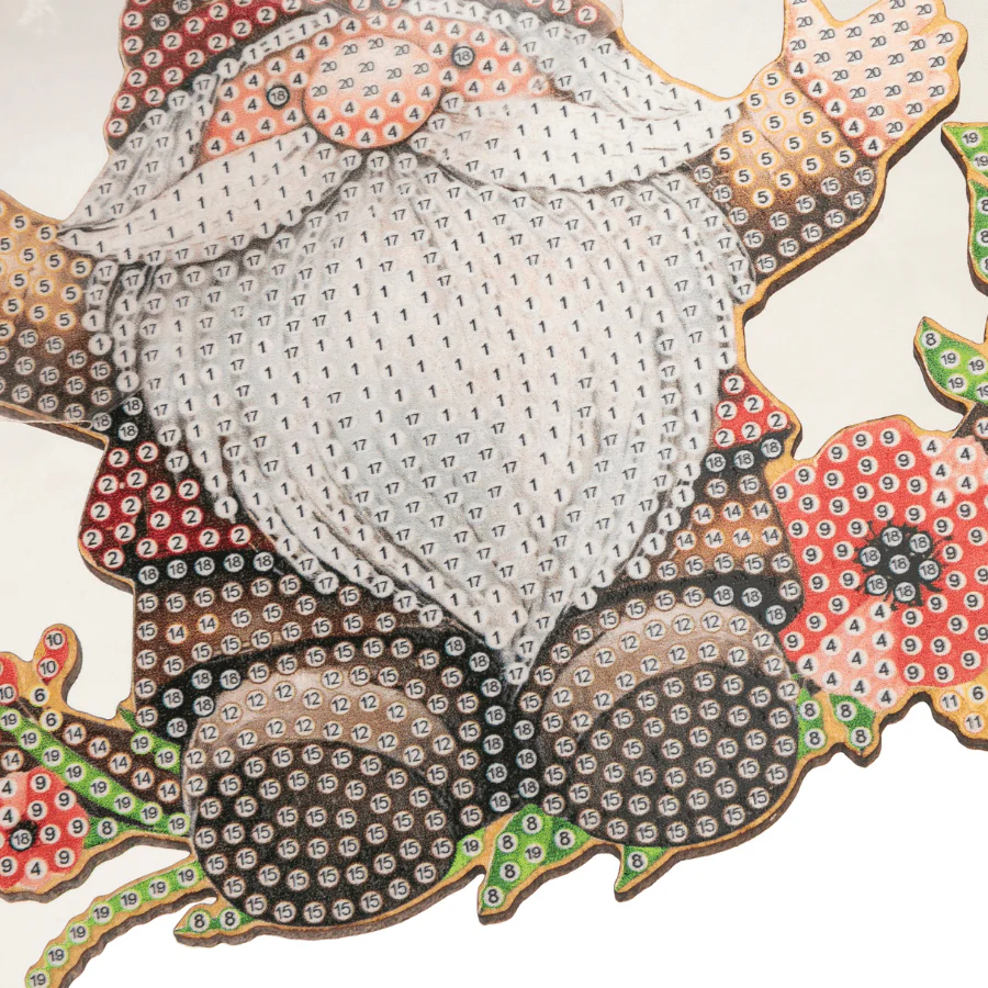 Autumn Wreath Crystal Art LED 3D Buildable Kit - Image 4