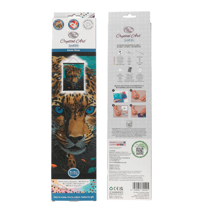 Azure Gaze Crystal Art Scroll Kit 40x50cm - Image 8