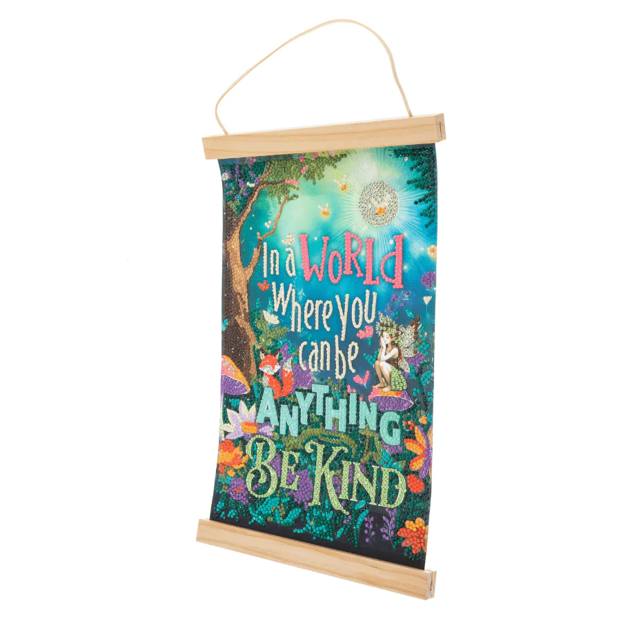 Be Kind Mini Crystal Art Scroll Kit 20x30 - Image 7