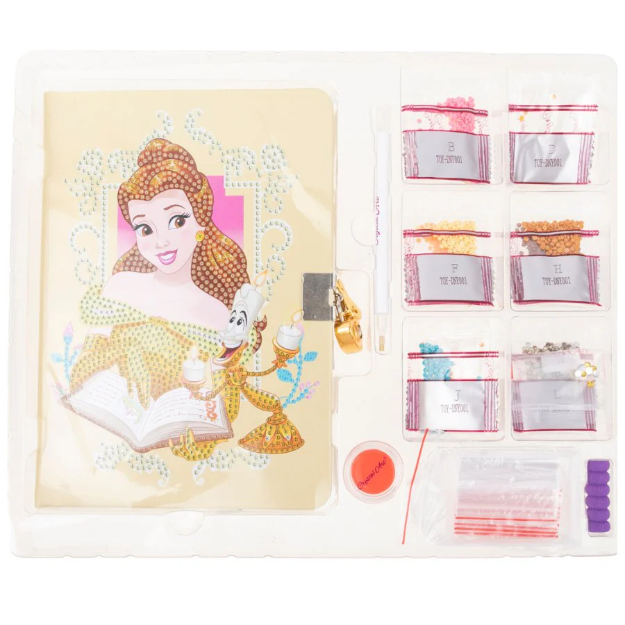 "Belle" Disney Crystal Art Secret Diary - Image 4