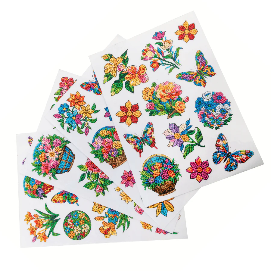 Butterfly Beauty Crystal Art Sticker Set - Image 5