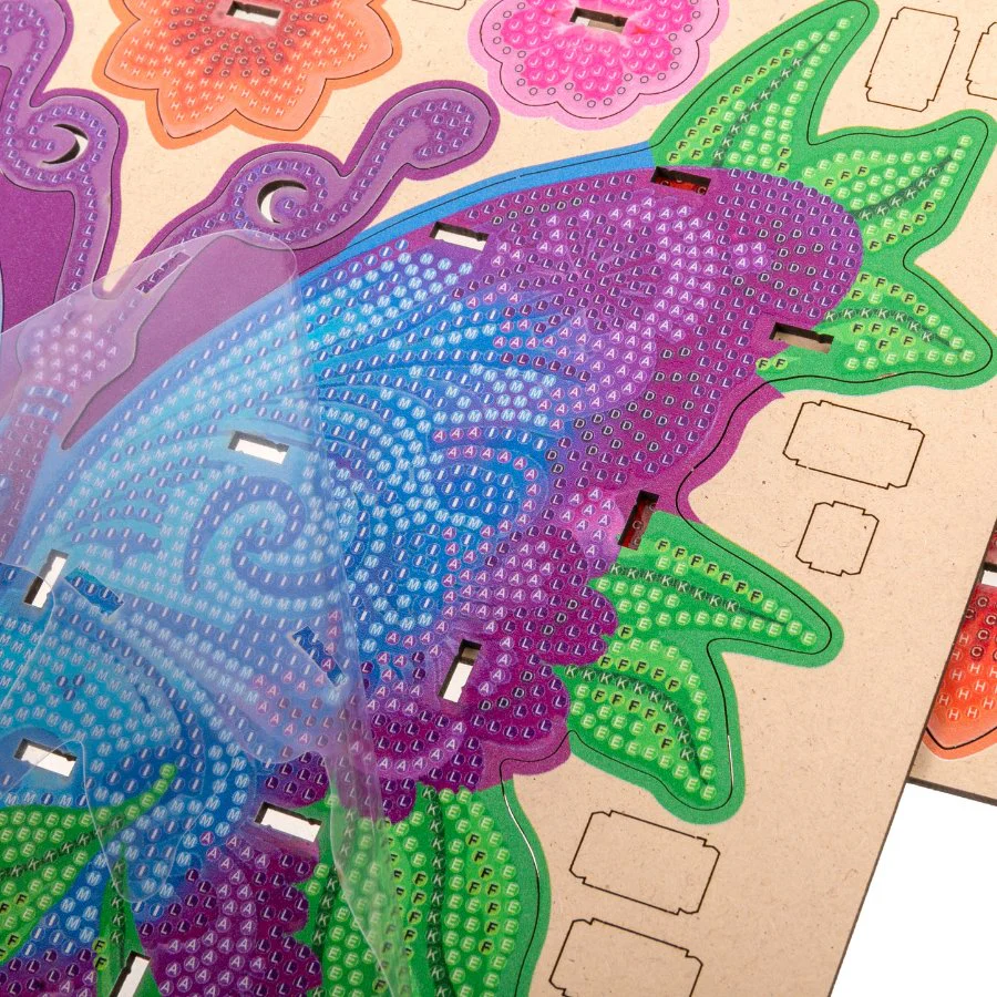 "Butterfly" Crystal Art 3D Hanging Decoration Kit - Image 5