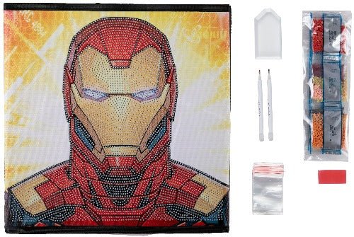 Ironman Crystal Art Foldable Storage Box 30x30cm - Image 6