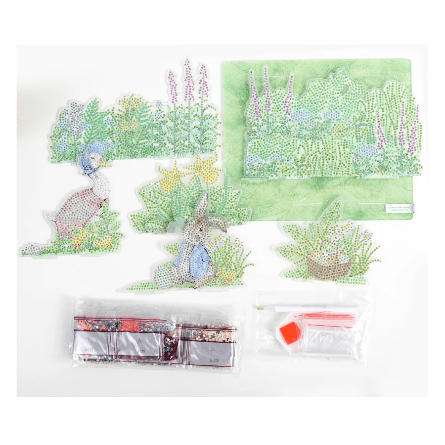 Peter Rabbit Crystal Art 3D Scene - Image 6