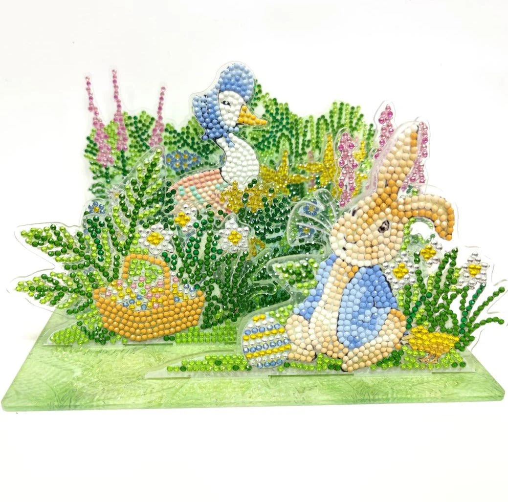 Peter Rabbit Crystal Art 3D Scene - Image 7