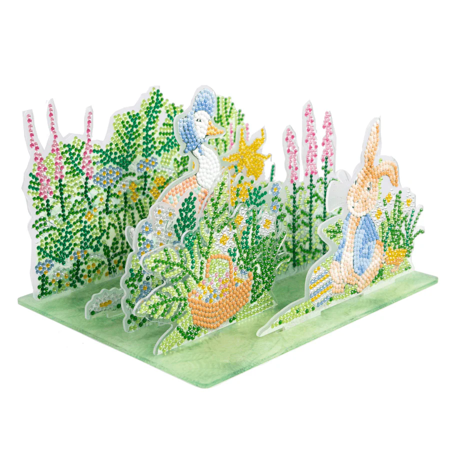 Peter Rabbit Crystal Art 3D Scene - Image 8