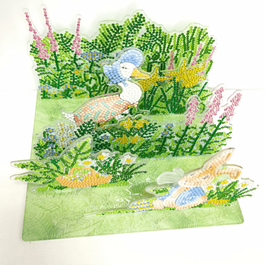 Peter Rabbit Crystal Art 3D Scene - Image 9
