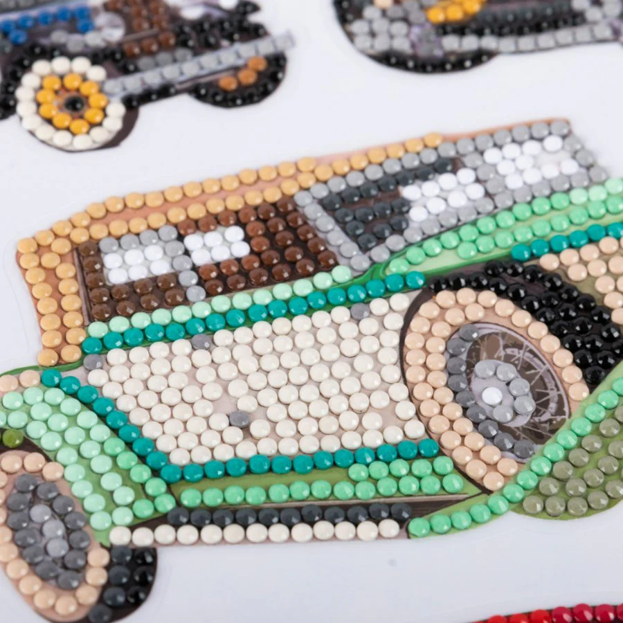 "Transportation" Crystal Art Wall Stickers set of 4 - Image 4