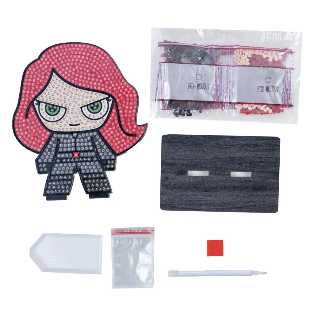 "Black Widow" Crystal Art Buddy MARVEL Series 1 - Image 6
