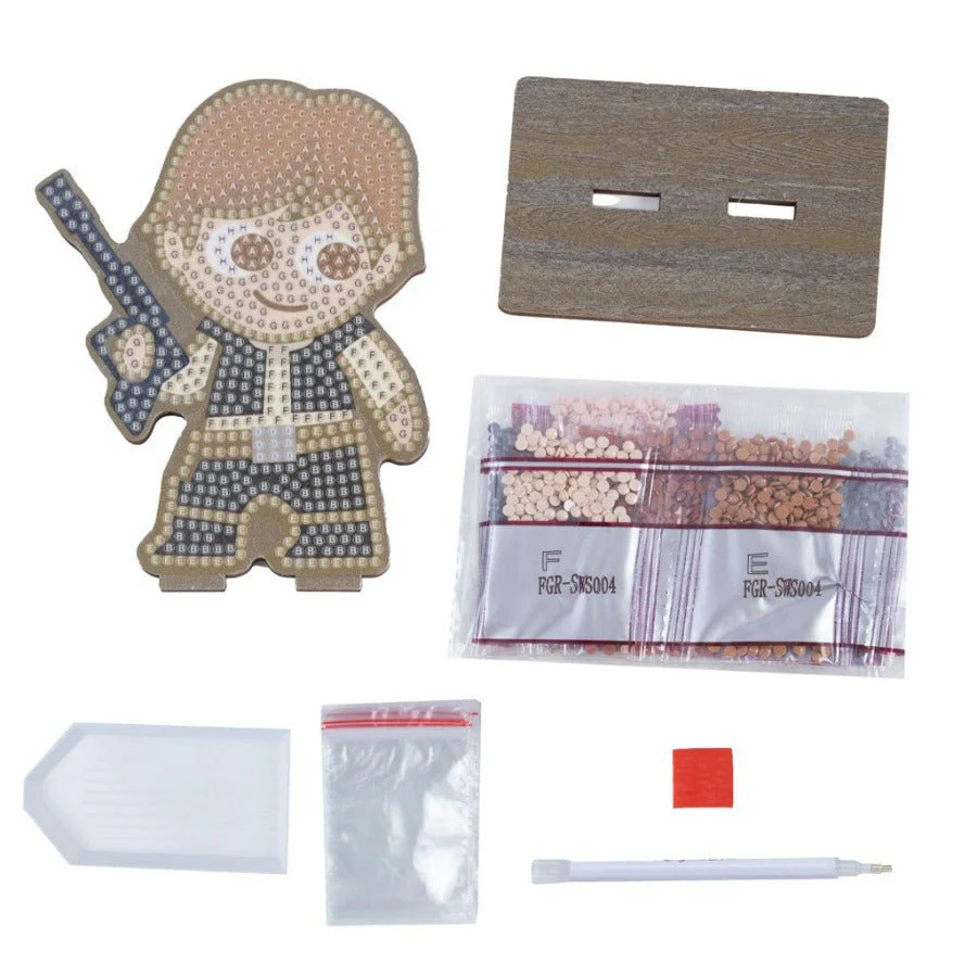 "Han Solo" Crystal Art Buddy Star Wars Series 1 - Image 4