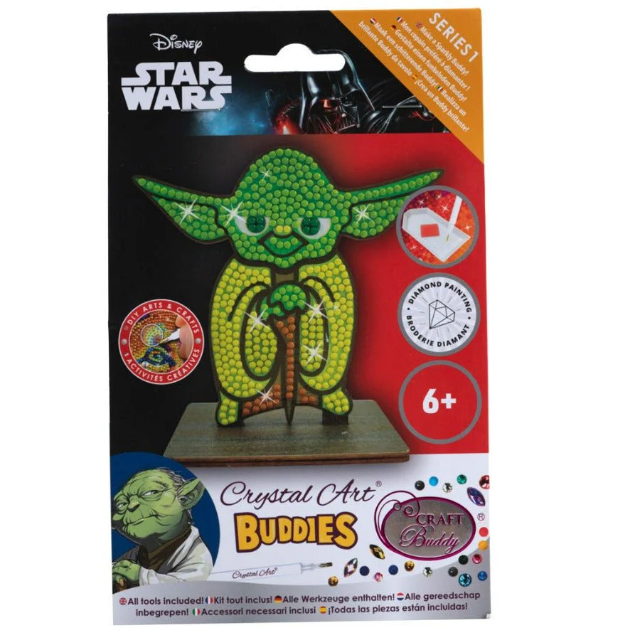 "Yoda" Crystal Art Buddy Star Wars Series 1 - Image 2