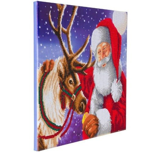 "Santa's Best Friend" Crystal Art Kit 40x50cm - Image 3