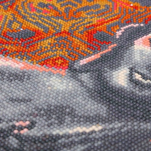 "Beautiful Buddha" Crystal Art Canvas Kit 30x30cm - Image 3