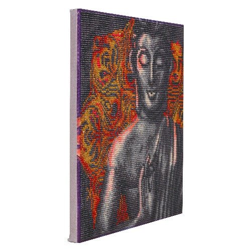 "Beautiful Buddha" Crystal Art Canvas Kit 30x30cm - Image 4