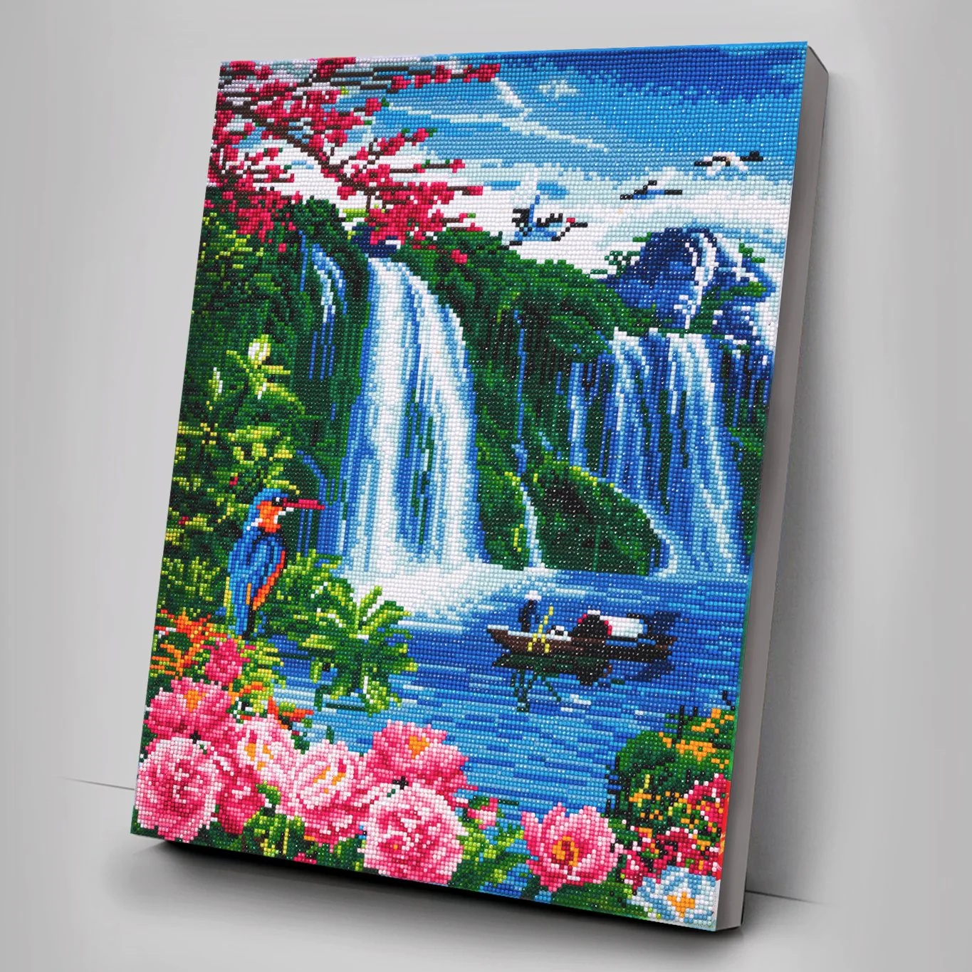 "Wonderful Waterfall" Crystal Art Canvas Kit 40x50cm