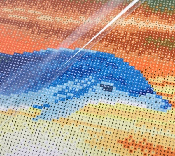 "Dolphin Sunrise" Crystal Art Canvas Kit 30x30cm - Image 5