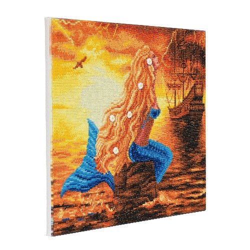 "Mermaid Dreams" Crystal Art Canvas Kit 40x50cm - Image 4