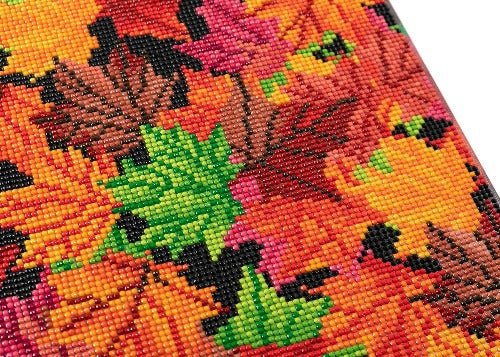 Falling Leaves Crystal Art Canvas Kit 30x30cm - Image 5
