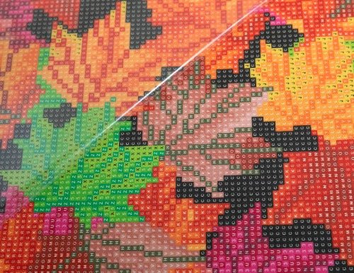 Falling Leaves Crystal Art Canvas Kit 30x30cm - Image 6
