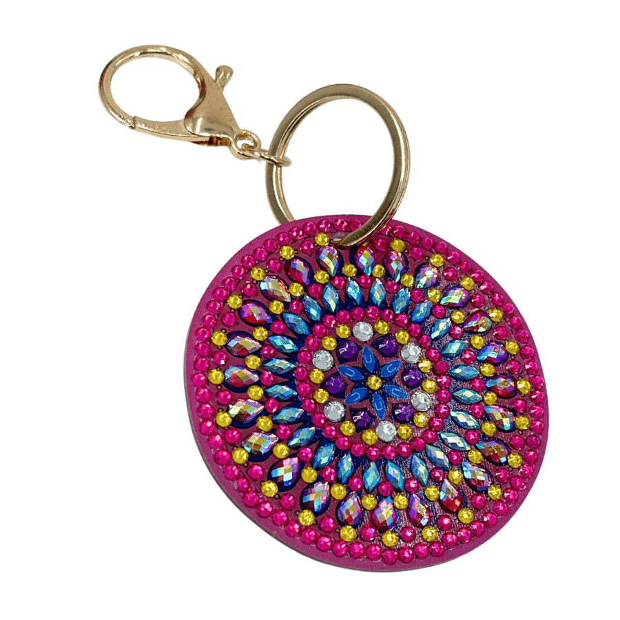 "Mandalas" Crystal Art Keyring Set x3 - Image 9