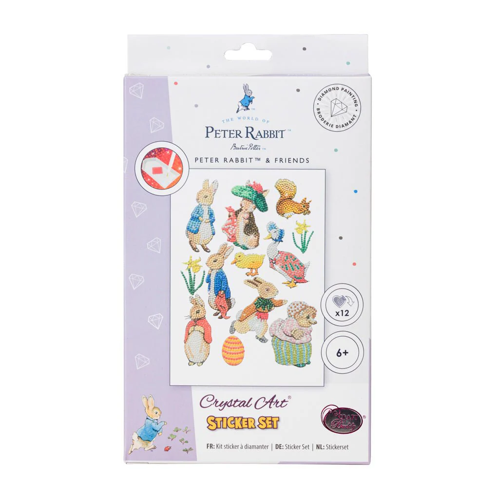"Peter Rabbit" Crystal Art Sticker Set - Image 3