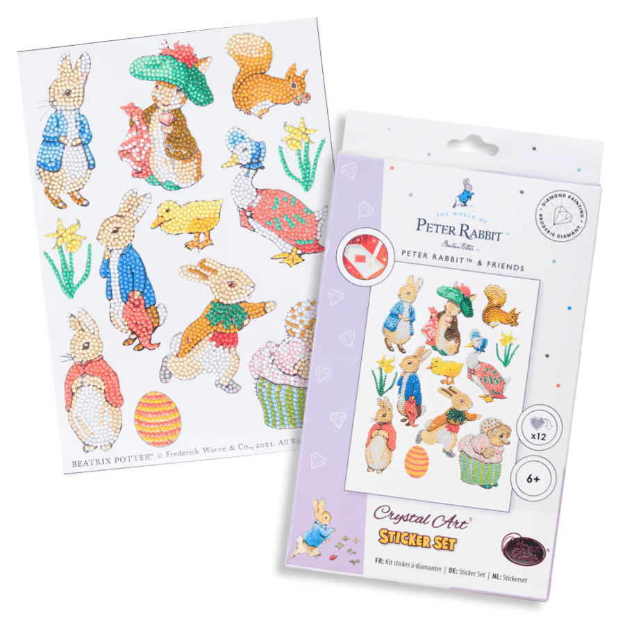 "Peter Rabbit" Crystal Art Sticker Set - Image 5