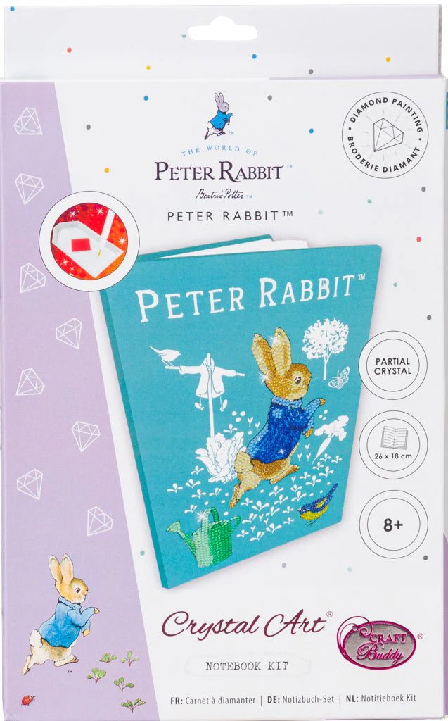 "Peter Rabbit" Crystal Art Notebook 18x26cm - Image 5