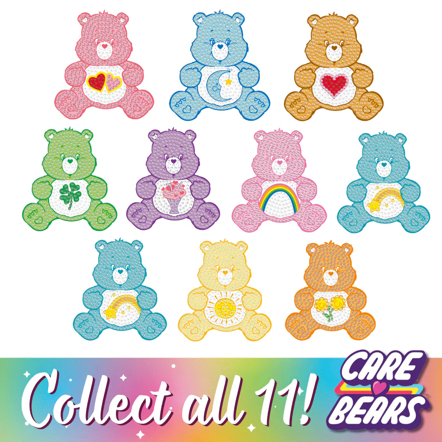 Care Bears Crystal Art Keyring - Blind Bag - Image 2