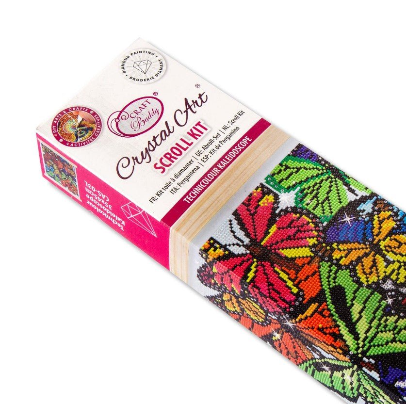 Technicolour Kaleidoscope Crystal Art Scroll Kit 40x50cm - Image 6