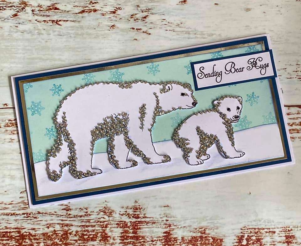 "Polar Bear Kisses" Gem It! Die Set - Image 3