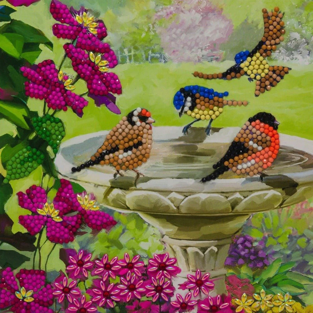 "Birds" Crystal Art Card Kit - Image 3