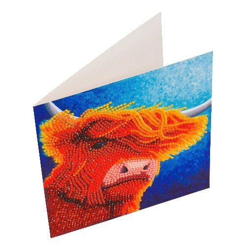 "Gentle Soul" Crystal Art Card by Rachel Froud 18x18cm - Image 4