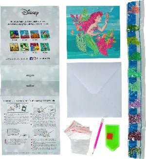 "Ariel" Crystal Art Card 18x18cm - Image 5