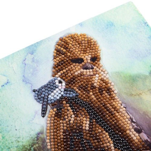 "Chewbacca" Crystal Art Card 18x18cm - Image 4