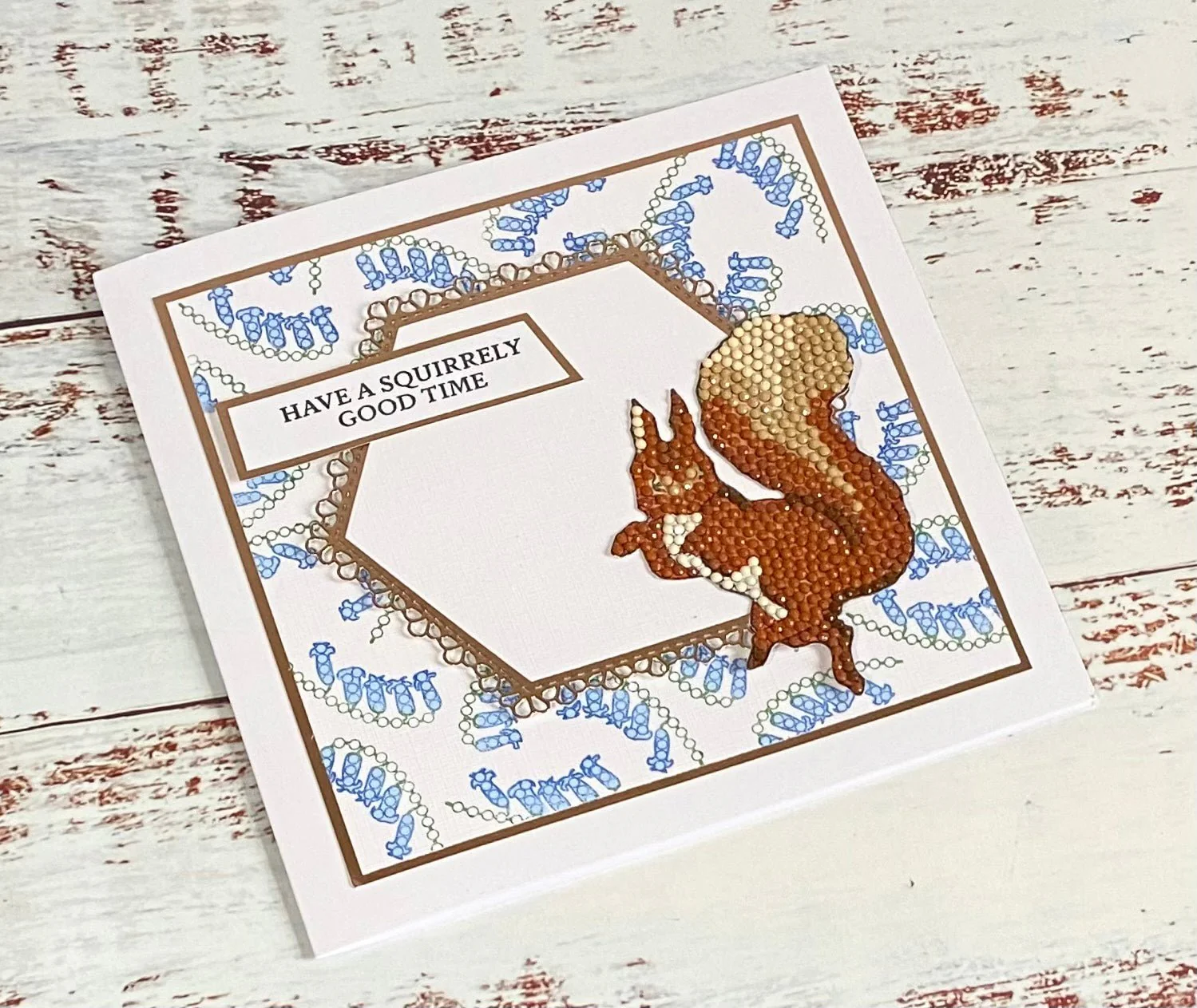 Peter Rabbit Crystal Art A6 Stamp Set - Squirrel Nutkin - Image 3