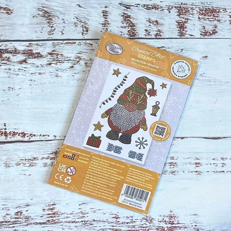 Crystal Art A6 Stamp Set - Wintertide Gnome - Image 3