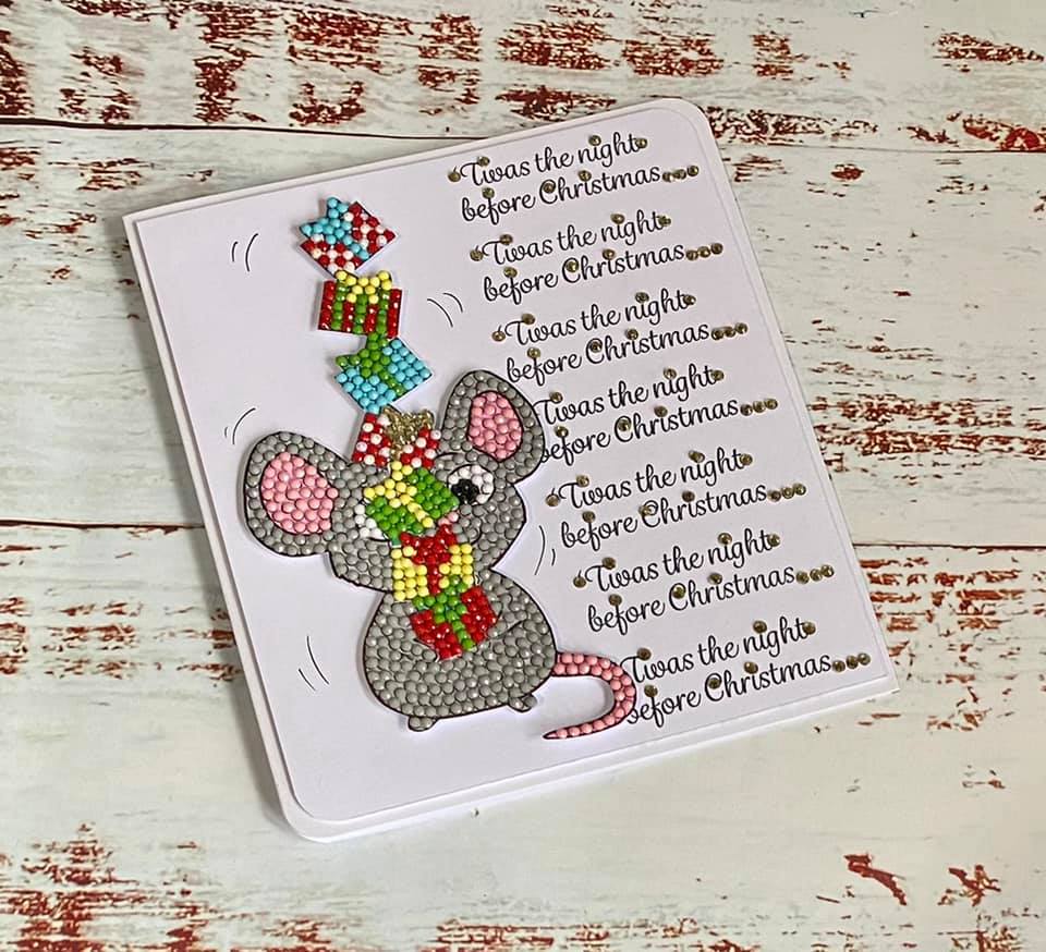Craft Buddy Crystal Art Squeak the Mouse A6 Stamp Set - Image 4