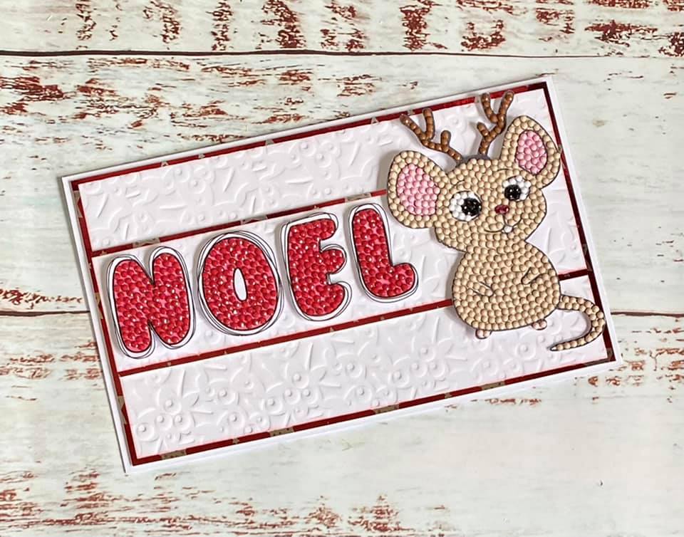 Craft Buddy Crystal Art Squeak the Mouse A6 Stamp Set - Image 5