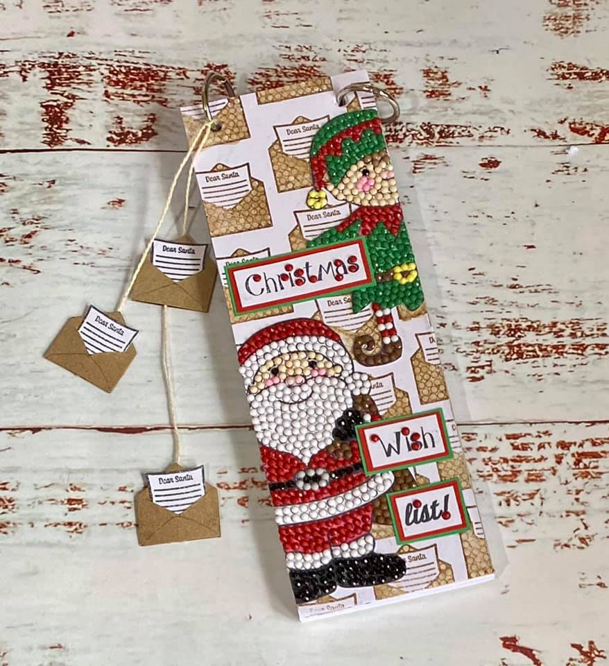 Craft Buddy Crystal Art Santa’s Little Helper A6 Stamp Set - Image 5