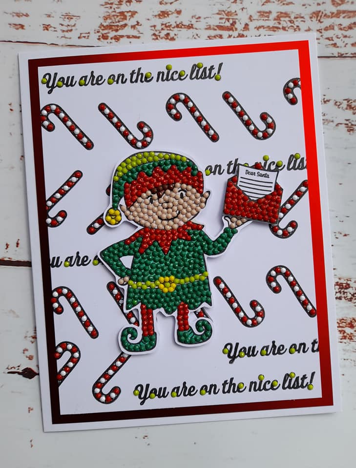 Craft Buddy Crystal Art Santa’s Little Helper A6 Stamp Set - Image 8