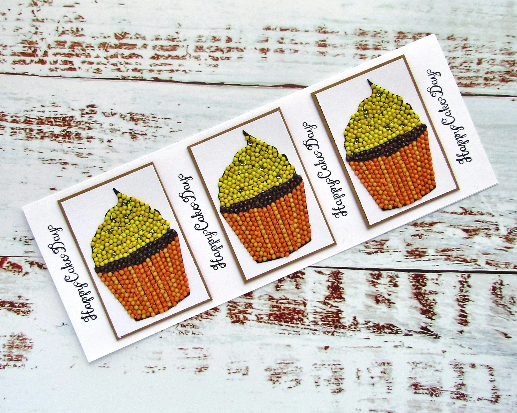 Cute Cupcakes A6 Crystal Art Stamp Set - Image 4