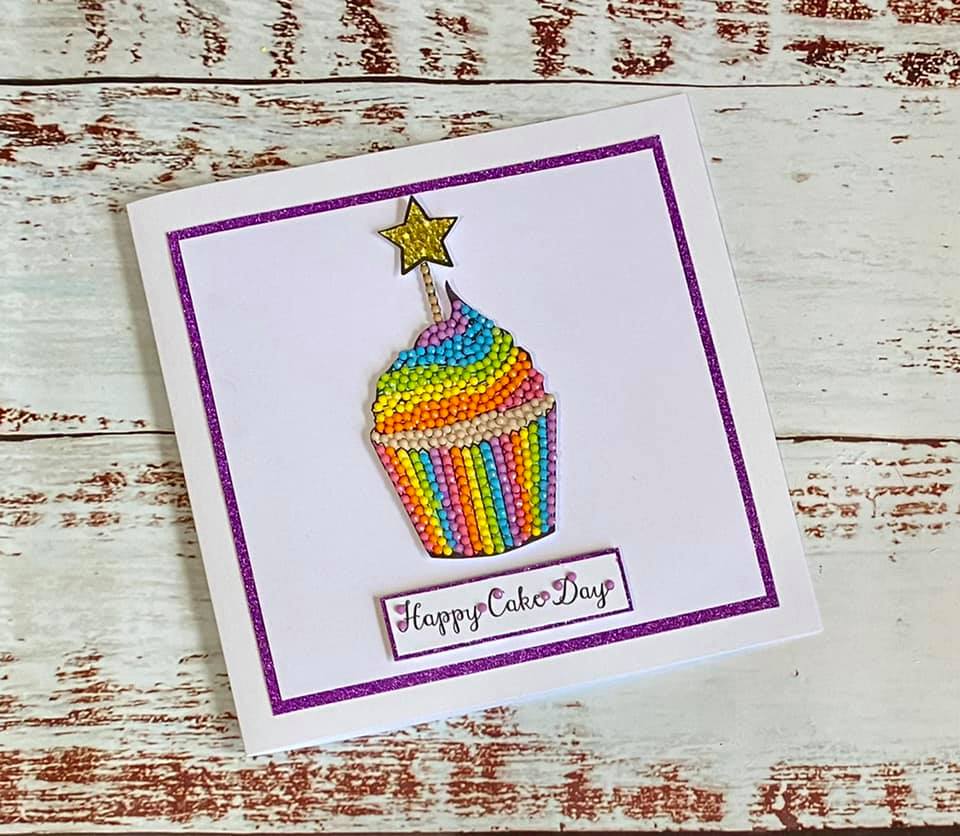 Cute Cupcakes A6 Crystal Art Stamp Set - Image 5