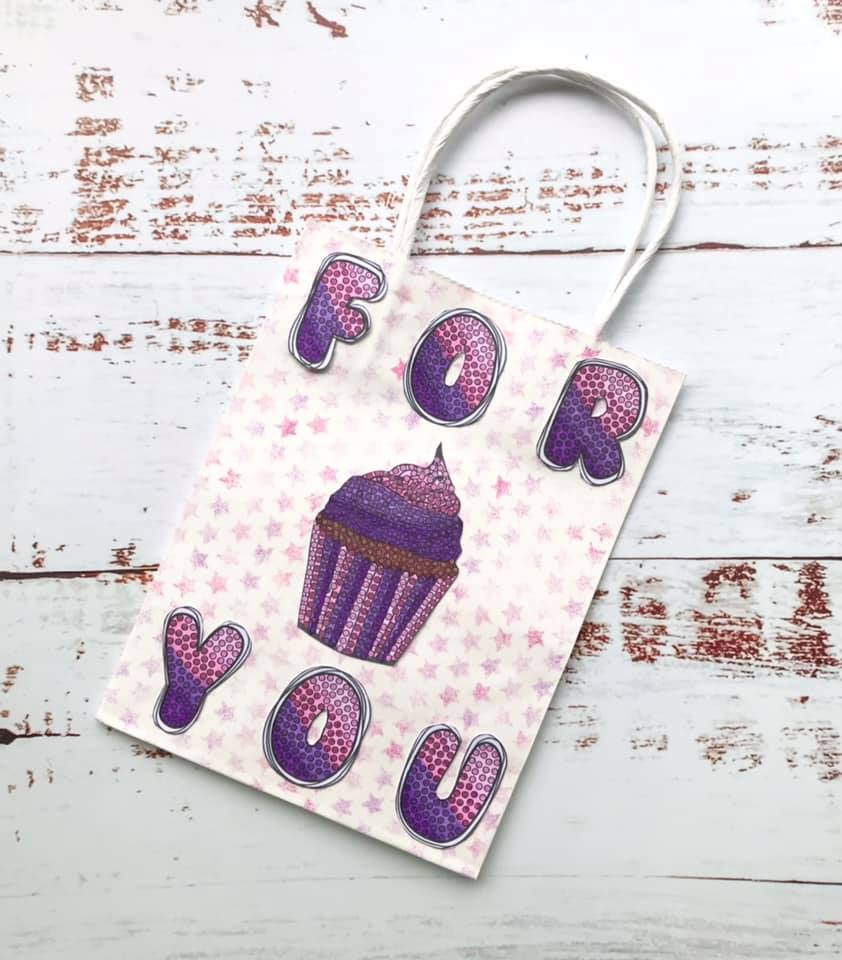 Cute Cupcakes A6 Crystal Art Stamp Set - Image 6