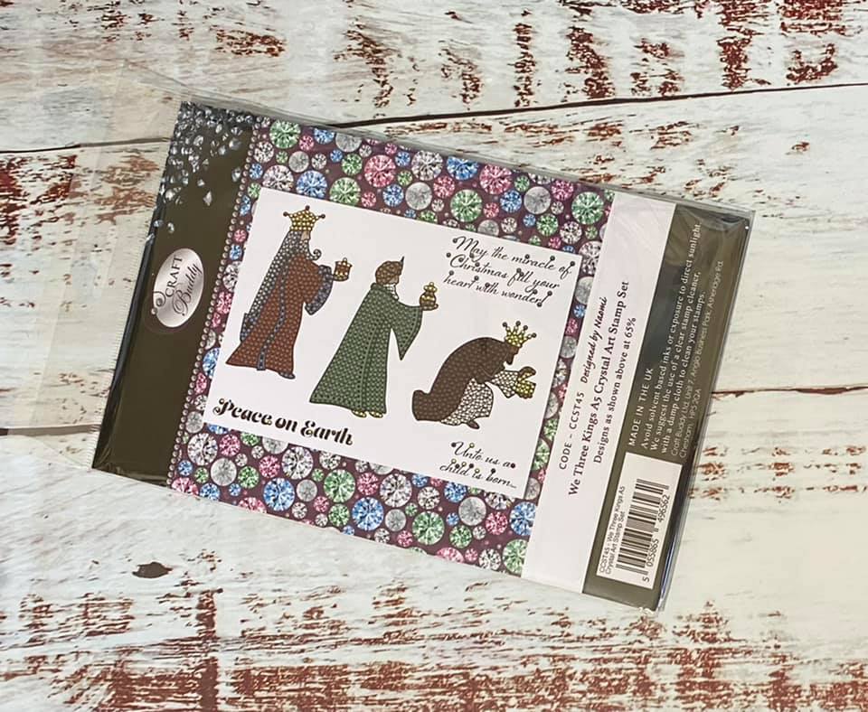 "We Three Kings" Crystal Art A5 Stamp set - Image 2