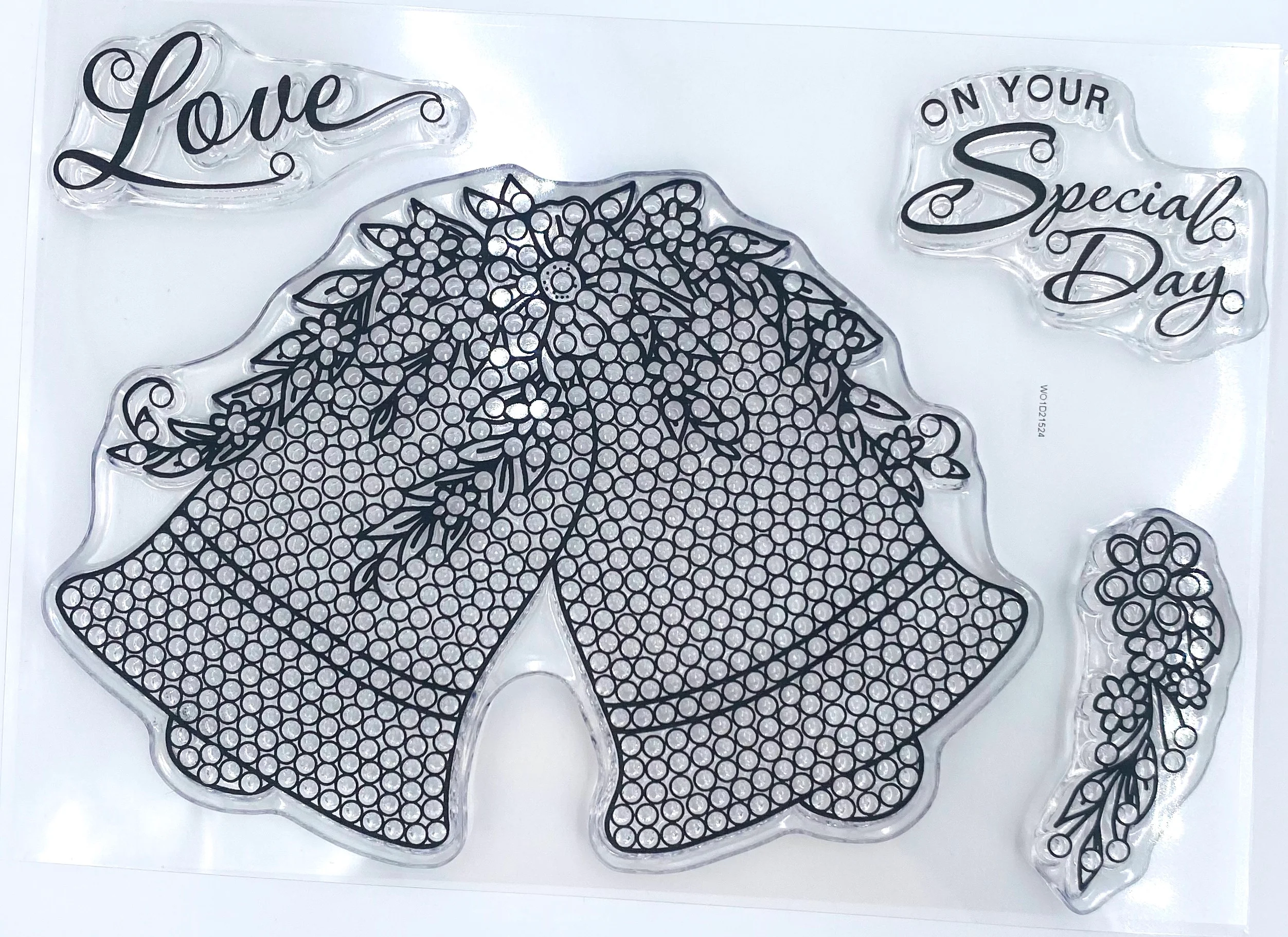 Crystal Art A6 Stamp Set - Floral Bells - Image 3