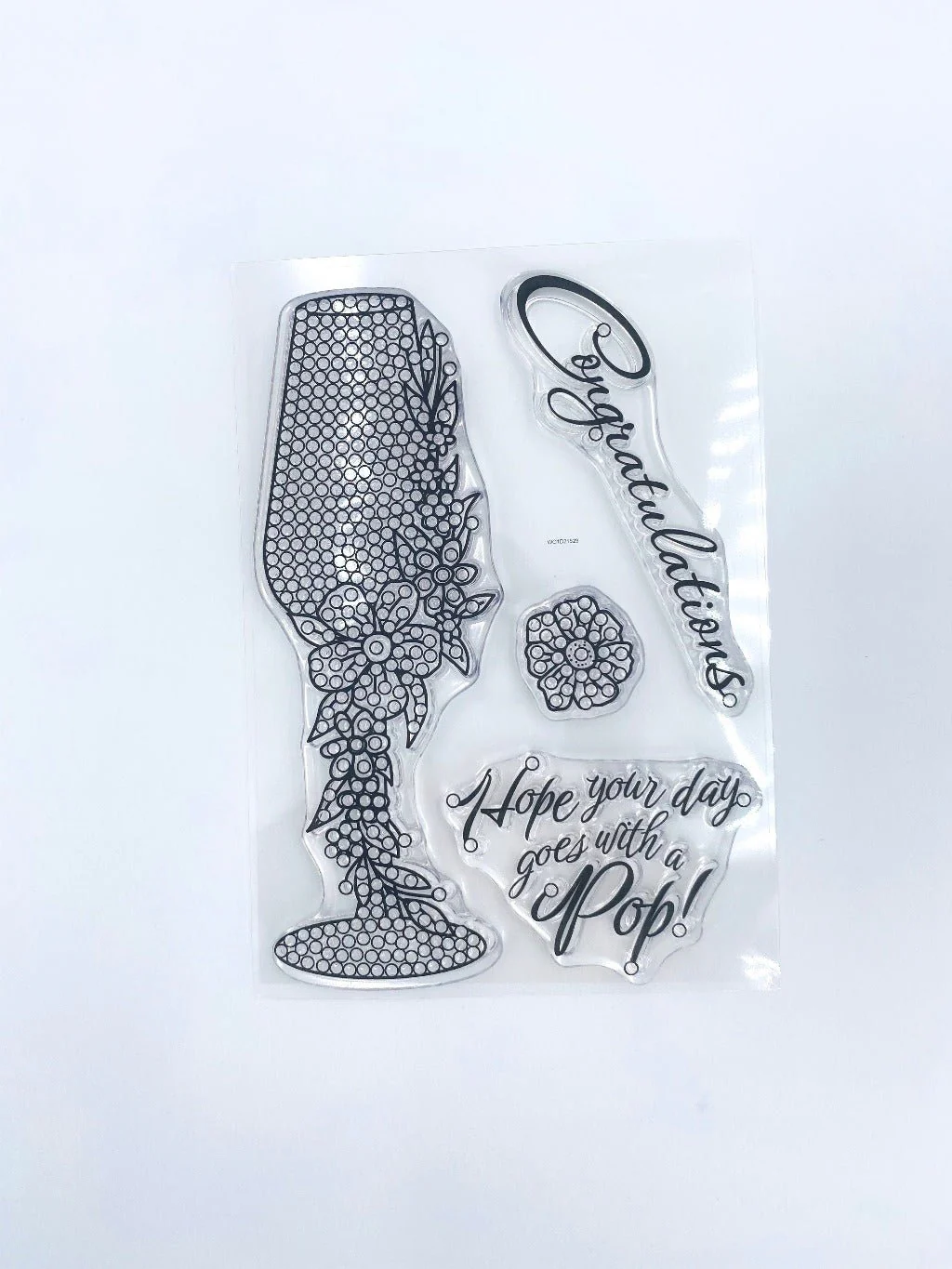 Crystal Art A6 Stamp Set - Floral Fizz - Image 4